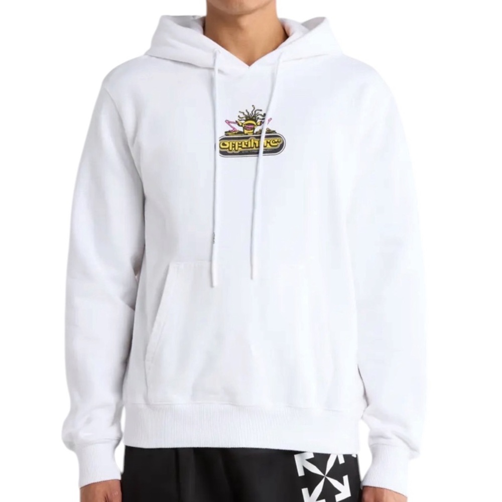 OFF-WHITE 90s DJ Graphic Hoodie